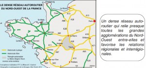 Réseau autoroutier du Nord Ouest de la France