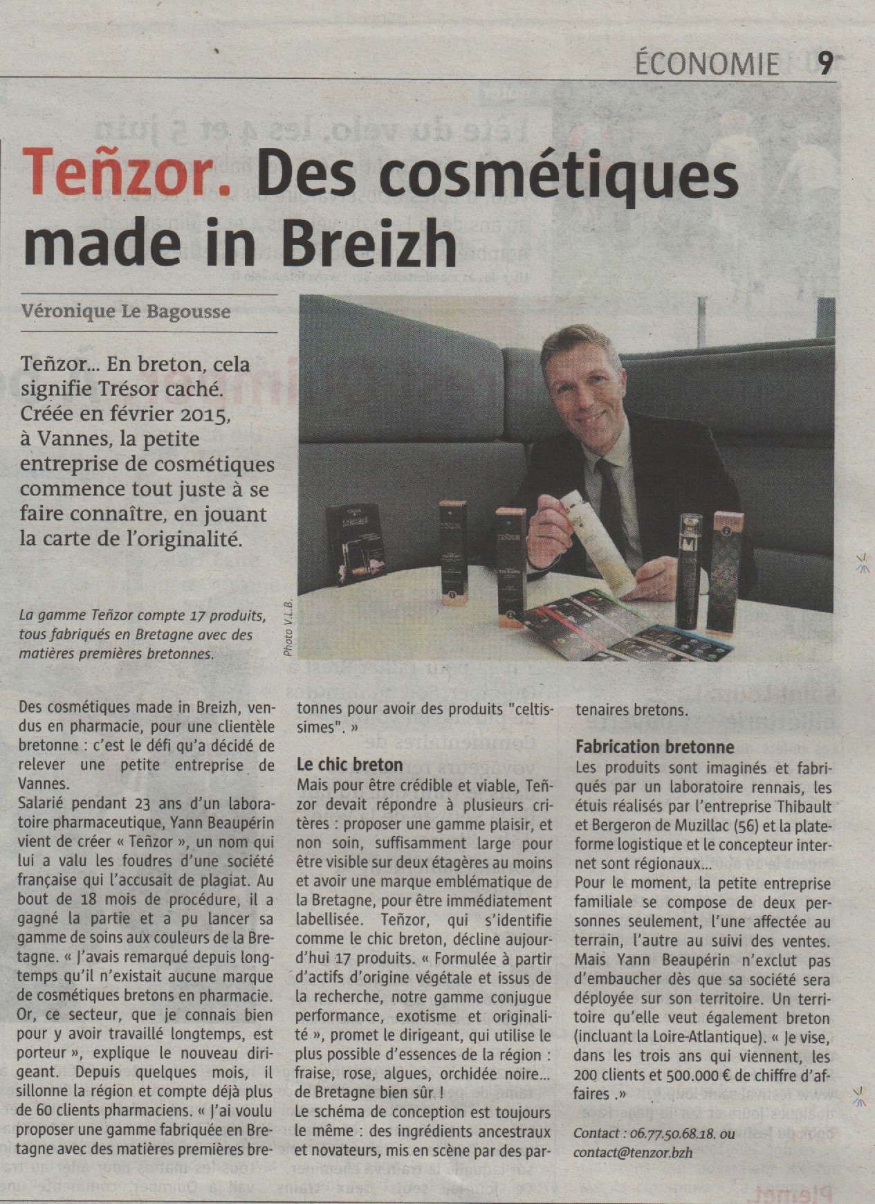 Teñzor. Des cosmétiques made in Breizh