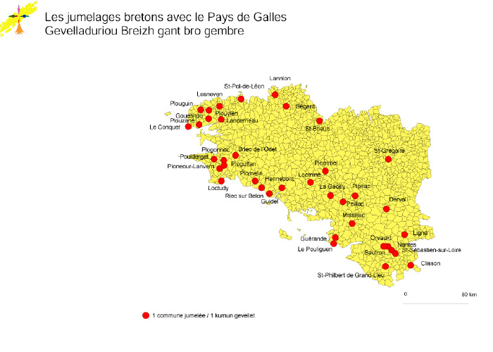 Les jumelages bretons avec le Pays de Galles