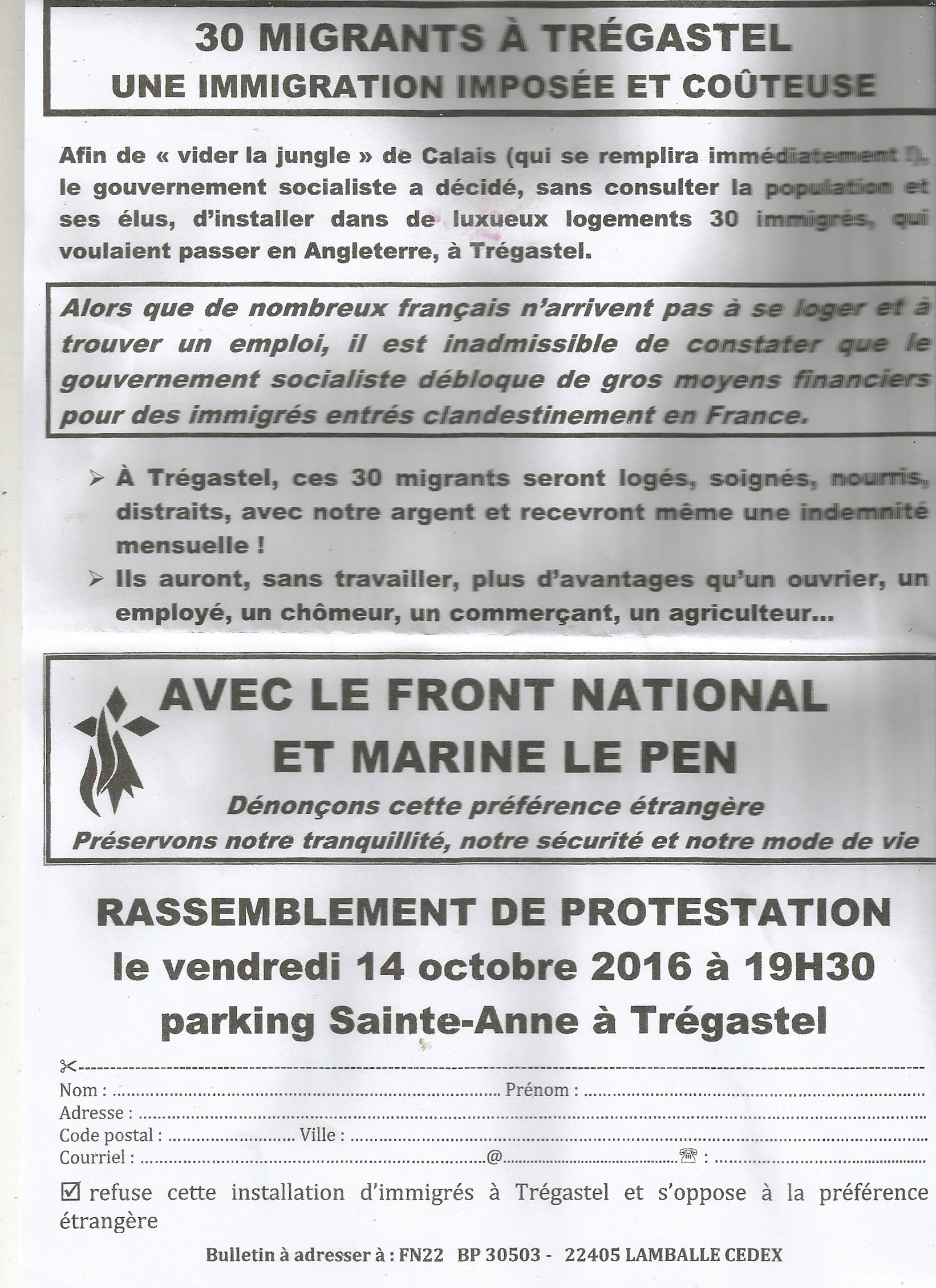 Les manipulations du FN en Bretagne